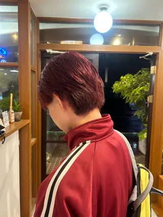 カラー ✩佐野ジョウタロウ /艶カラー/縮毛矯正のヘアスタイル