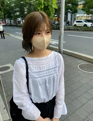 カラー 阿川香穂 /京都のヘアスタイル