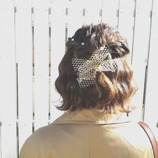 ミディアム 佐藤 美咲のヘアスタイル