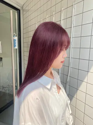 ロング カラー emu所属・けいこ🍊ニュアンス ネイル/個性派ネイルのネイルデザイン