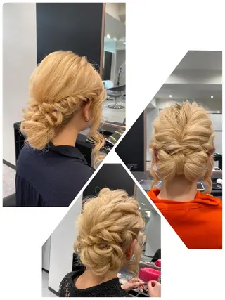 ヘアアレンジ 大上 真奈未のヘアスタイル