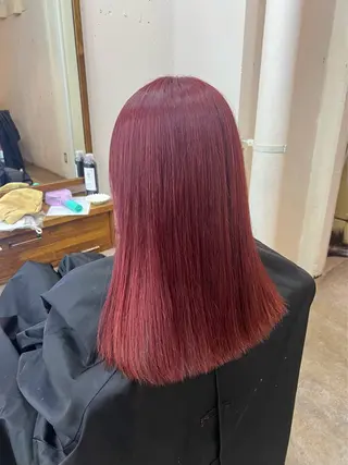 ロング 店長🩷艶カラー 🧡💛リサ🫧のヘアスタイル