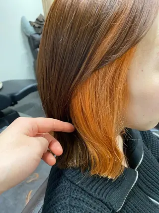 ミディアム カラー beauty salon TRINT トリント所属・森田 滉平のヘアスタイル