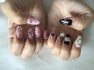 ネイル 💎🐰 saki. m 🐰💎のネイルデザイン