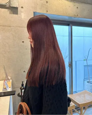 ロング 🎀韓国/艶髪/暗髪 🎀 柚月🫧立川駅のヘアスタイル