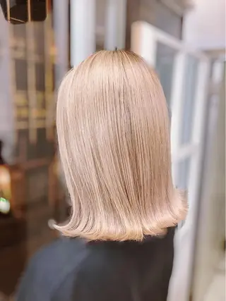 ミディアム カラー 韓国ヘア🤍髪質改善 🇰🇷AKANEのヘアスタイル