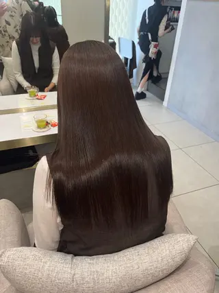 ロング 吹田 駿 髪質改善縮毛矯正のヘアスタイル