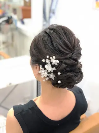 セミロング laera 佐藤のヘアスタイル