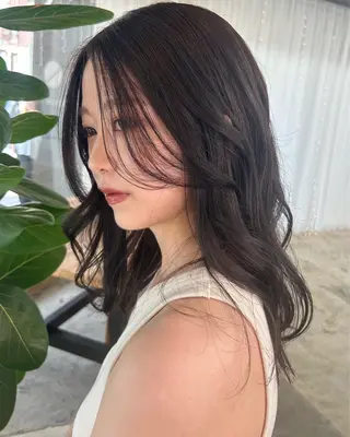 ロング カラー VISUALIST所属・小倉/レイヤー/ 顔周りカット/naoのヘアスタイル