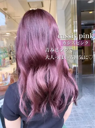 ロング カラー 🍒ブリーチカラー 🍊暖水 まりあのヘアスタイル