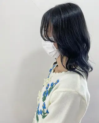 ミディアム カラー フラム所属・WATANABE MISAKIのヘアスタイル