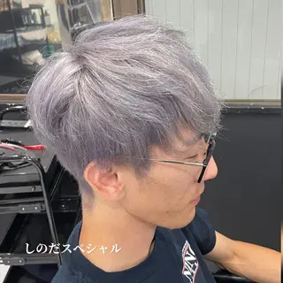 ショート カラー メンズ 🦖店長🦖pino #しのだスペシャルのヘアスタイル