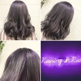 セミロング カラー "PEPPU "所属・🌈推し色派手髪 ハイトーンShinのヘアスタイル