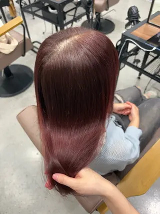 ミディアム omocha umiのヘアスタイル