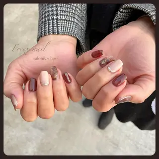ネイル Freex nail所属・freex nail /ニュアンス/個性派のネイルデザイン