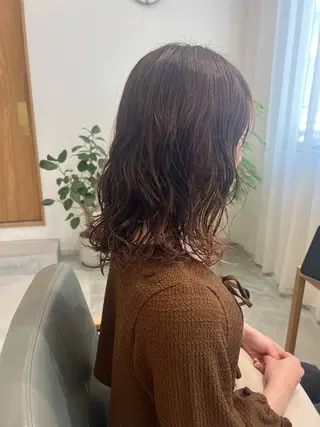 ミディアム パーマ yu koのヘアスタイル