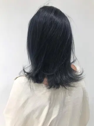 ミディアム ハイトーンNo.1✨ パーマ✨イマイタツヤのヘアスタイル