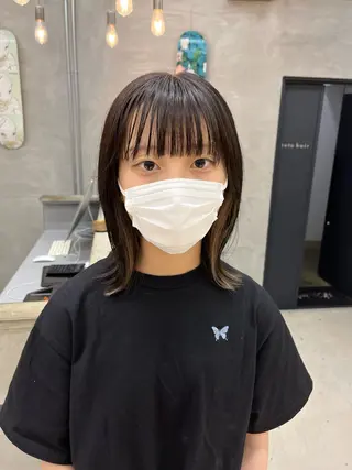 ミディアム 村田 春歌のヘアスタイル