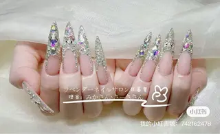 ネイル ラベンダー💖日暮里 ルル💖ネイルのネイルデザイン