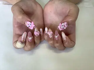 ネイル 💎🐰 saki. m 🐰💎のネイルデザイン
