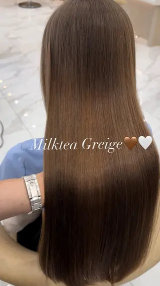 ロング 髪質改善/透明感カラ ー/みほのヘアスタイル