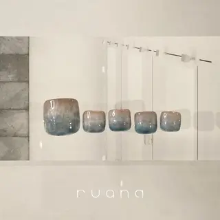 ネイル ニュアンスネイル🧡 rionaのネイルデザイン