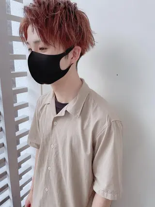 ショート カラー ヘアアレンジ メンズ メンズZina代表 田端 麗治のヘアスタイル