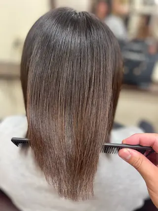ミディアム 田中 就のヘアスタイル