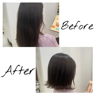 ミディアム ORO　飯田 早稀のヘアスタイル