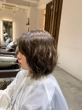 ミディアム パーマ 【ロングウルフカット 姫カット】伊藤裕哉のヘアスタイル