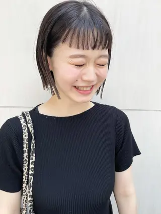 ショート カラー パーマ ヘアアレンジ キッズ ネイル マツエク・マツパ tatsumi/ボブ ウルフ/レイヤーのヘアスタイル