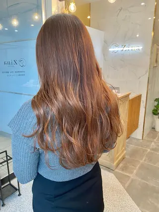 ロング カラー Zina 髪質改善 たつやのヘアスタイル