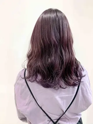 セミロング カラー 縮毛矯正/髪質改善 /韓国風　山川春輝のヘアスタイル