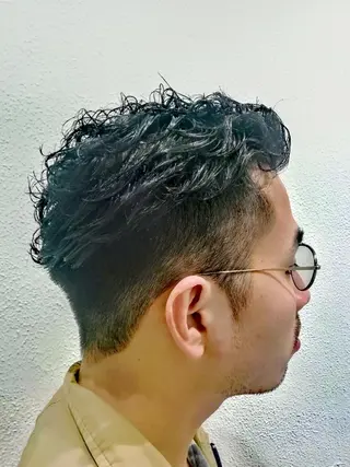 メンズ パーマ Ash 店長 木村 和人のヘアスタイル