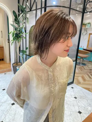 ミディアム レイヤー/韓国ヘア 縮毛矯正🫧鈴木颯のヘアスタイル