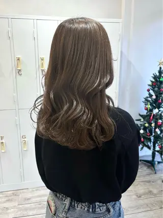 セミロング カラー ⌇ROMEO京橋店⌇ 鎌谷明星🪷のヘアスタイル