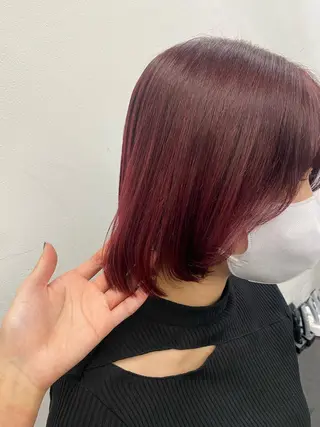 ショート カラー 🎀ミカ/レイヤー/ 韓国巻き/原宿🎀のヘアスタイル