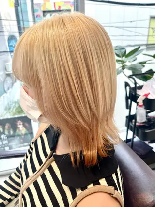 ミディアム カラー 🎀透明感 カラー🎀ミズキのヘアスタイル