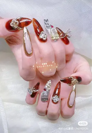 ネイル ラベンダー💖日暮里 ルル💖ネイルのネイルデザイン