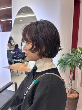 ショート レイヤーカット 西宮北口/みなみのヘアスタイル