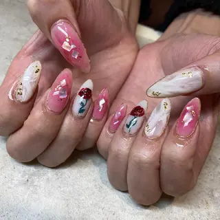 ネイル among アマン所属・lecoa_ kana／amongのネイルデザイン