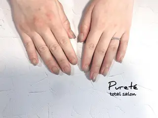 カラー ネイル nailsalon Puretéのネイルデザイン