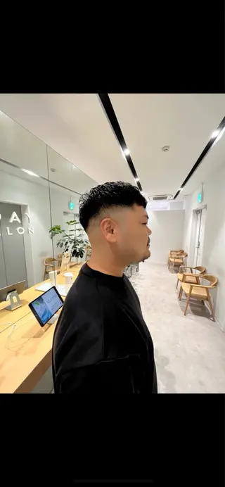 ショート メンズ ORON HAIRWORKS所属・萩森 龍也/カット専門のヘアスタイル