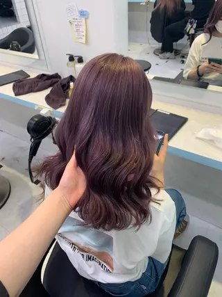 セミロング MOE 福岡韓国ヘア✧︎のヘアスタイル