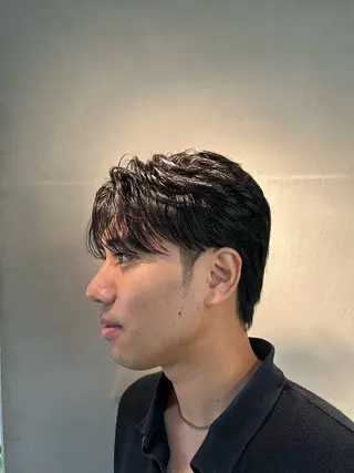 ショート パーマ メンズ Alo所属・💥メンズパーマ /表参道/モント💥のヘアスタイル