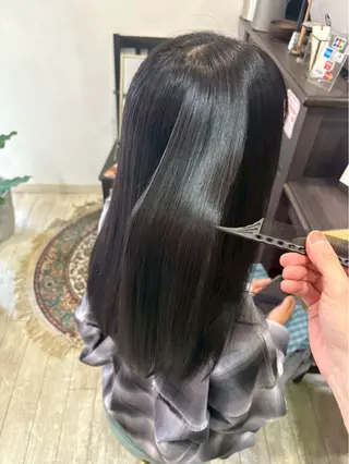 ロング お悩み改善カット 太田皓大のヘアスタイル