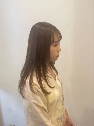 カラー ヘアーメイクス所属・ホウノ サナ モデル募集🍒のヘアスタイル