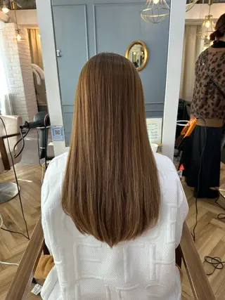 ロング カラー 🩵透明感/高発色 /難波/北原佑記🌸のヘアスタイル