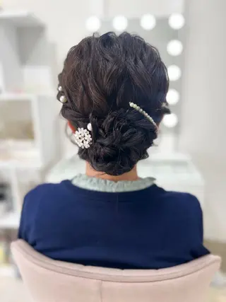 セミロング ヘアセット/金山 佐野 妃都美のヘアスタイル