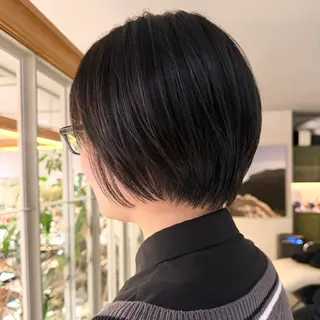 ショート ショートカット / 銀座/ 青山莉奈のヘアスタイル